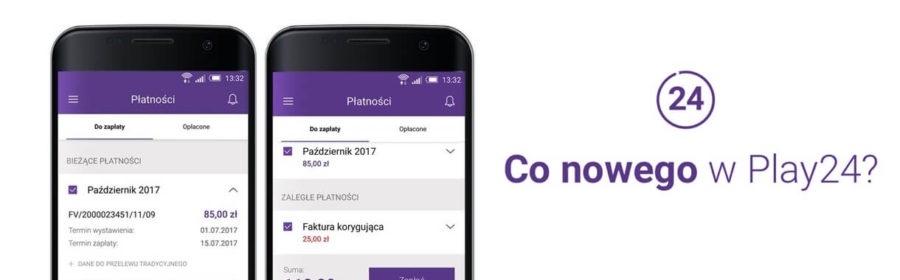 bezpośrednio z aplikacji Play24