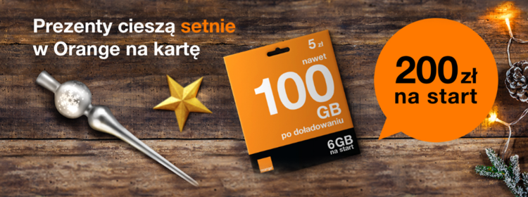 W Orange na kartę