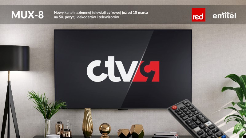 Nowy kanał CTV9 już od 18 marca w ofercie naziemnej telewizji cyfrowej