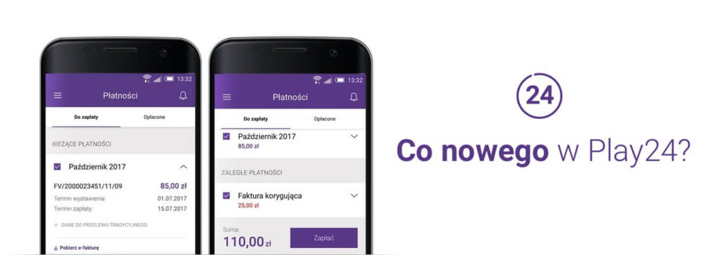 bezpośrednio z aplikacji Play24