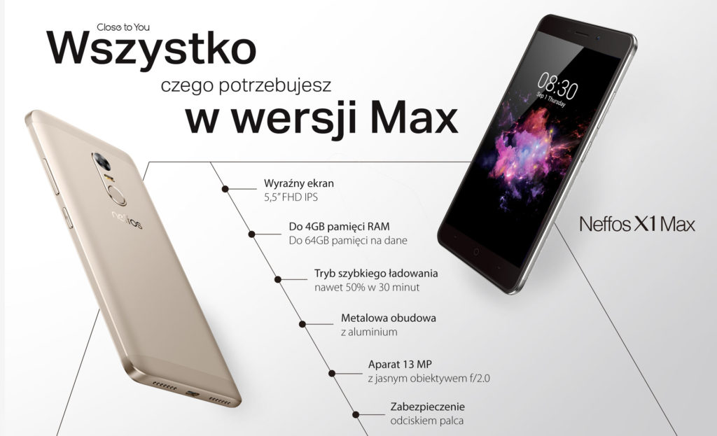 neffos x1 max