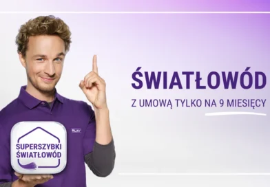 Play – światłowód już od 45 zł w umowie na 9 miesięcy