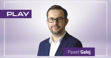 Paweł Galej zostanie Chief Commercial Officerem w Play Paweł Galej zostanie Chief Commercial Officerem w Play