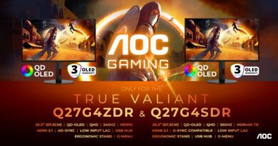 Dwa przystępne cenowo monitory QD-OLEDod AOC GAMING