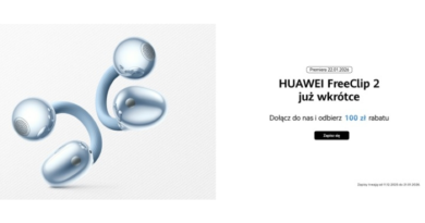 Huawei zapowiada nową erę ultrawygodnych słuchawek FreeClip 2 oraz gamę innowacyjnych produktów