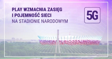 Play jako pierwszy uruchamia na Stadionie Narodowym 5G w nowej konfiguracji