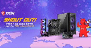 MSI nagradza swoich użytkowników – podziel się opinią i zgarnij nawet 150 euro na gry