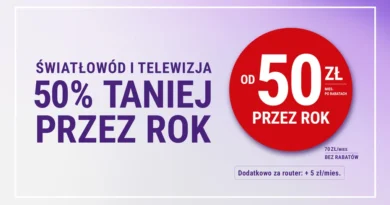Play startuje z nową promocją światłowodu i telewizji