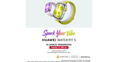 Ostatnie dni promocji na zegarki z najnowszej serii HUAWEI WATCH FIT 5! 200 zł taniej
