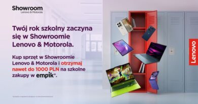Zrób zakupy w Showroomie Lenovo & Motorola i zyskaj nawet 1000 zł na artykuły szkolne w Empiku