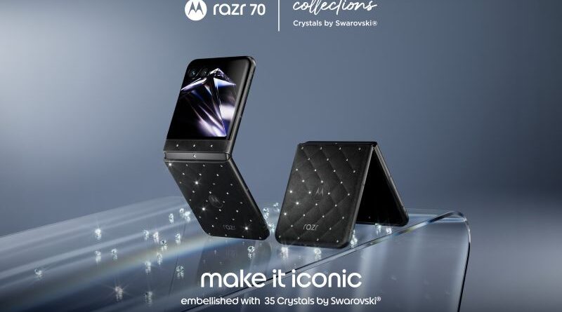 Składana motorola razr 70 z kryształami Swarovski debiutuje na IFA 2026